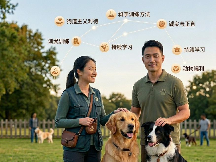 职业入门早知道：
训犬师职业伦理先导